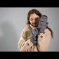 MCTi Ski Mittens Women's Snow Mitten Touch Screen Waterproof Insulated Quilted Mitts with Hidden Zipper