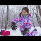 MCTi Kids Gloves Waterproof Winter Warm Snow Ski Gloves Long Cuff Fleece Lined with Reflective Strap